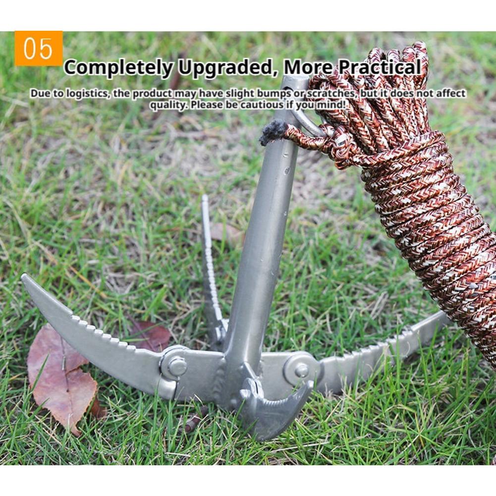 Outdoors Grappling Hook Surviv - Fishing Boat Anchor avaliação e preço