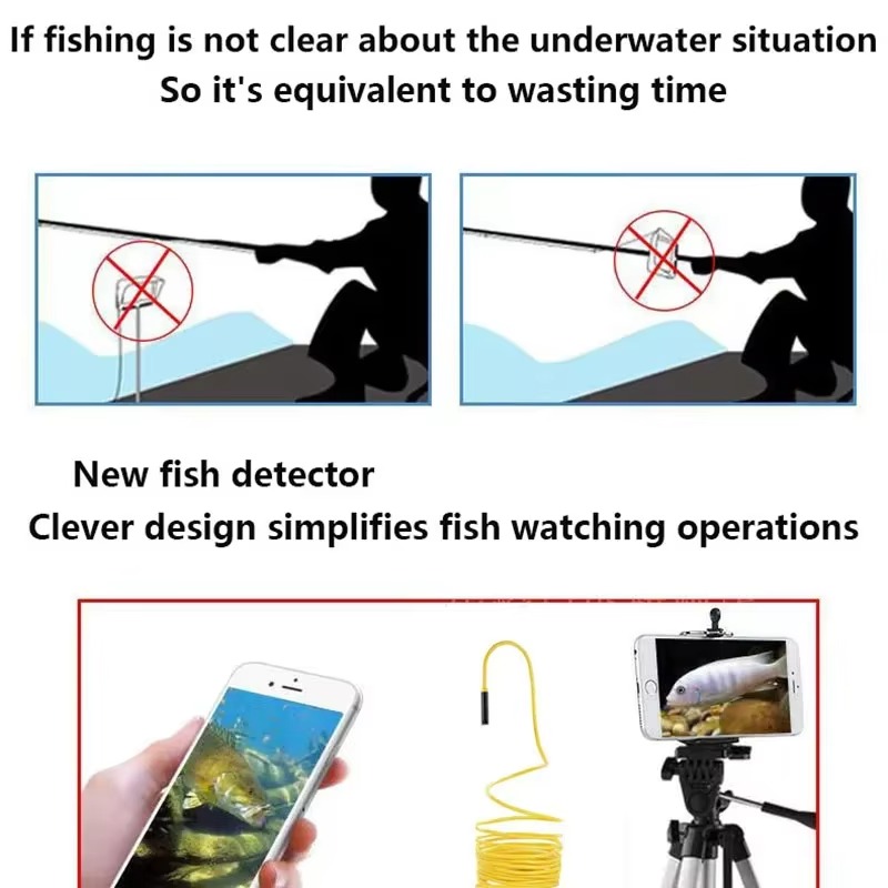 Yellow Cable Fish Finder Sonar - Fishing Boat Depth Finder avaliação e preço