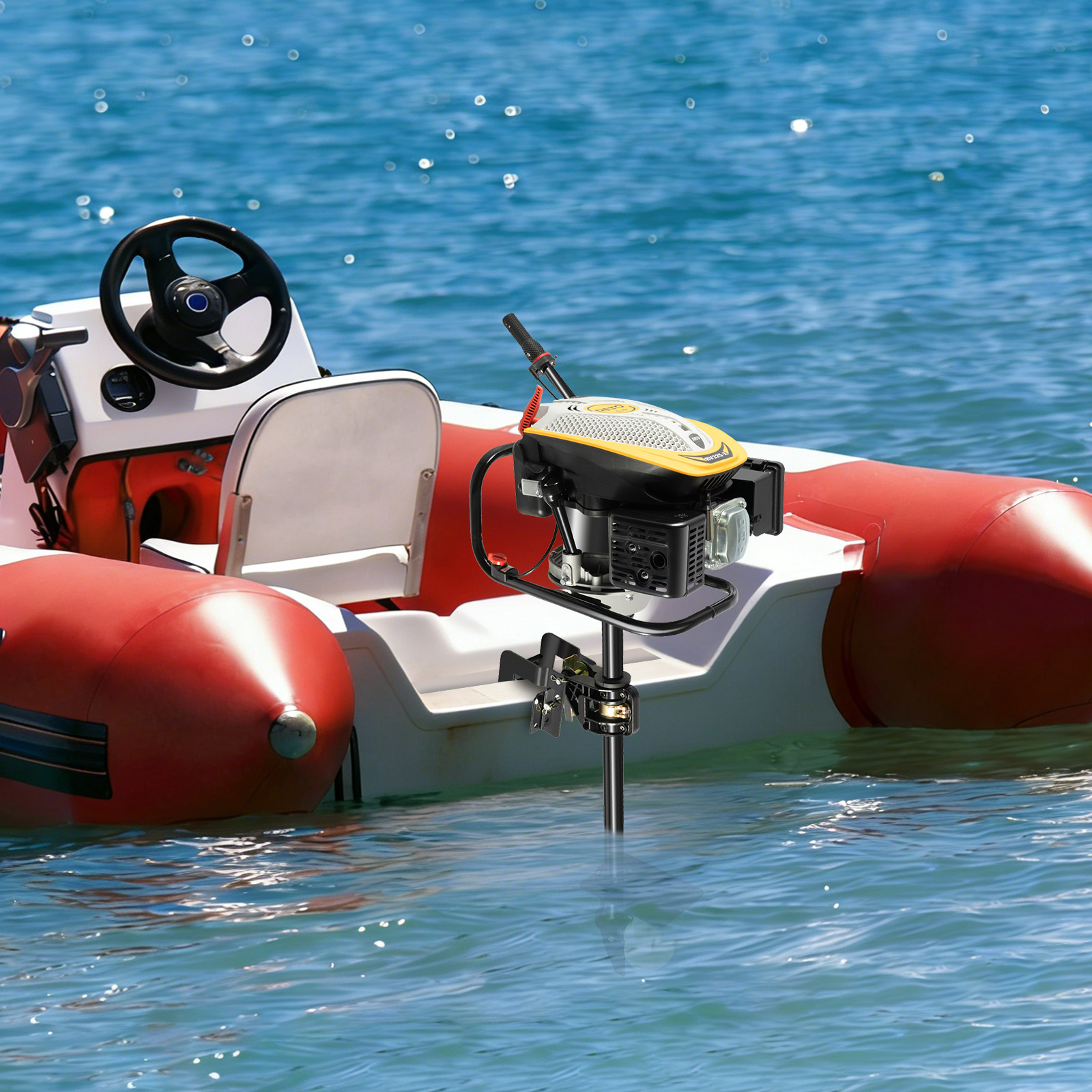 Outboard Motor Boat Engine, 4  - Fishing Boat Outboard Motor avaliação e preço