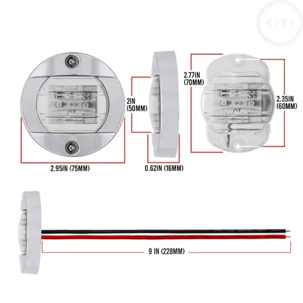 For Yacht Fishing Vessel 12V/2 - Fishing Boat Navigation Light avaliação e preço