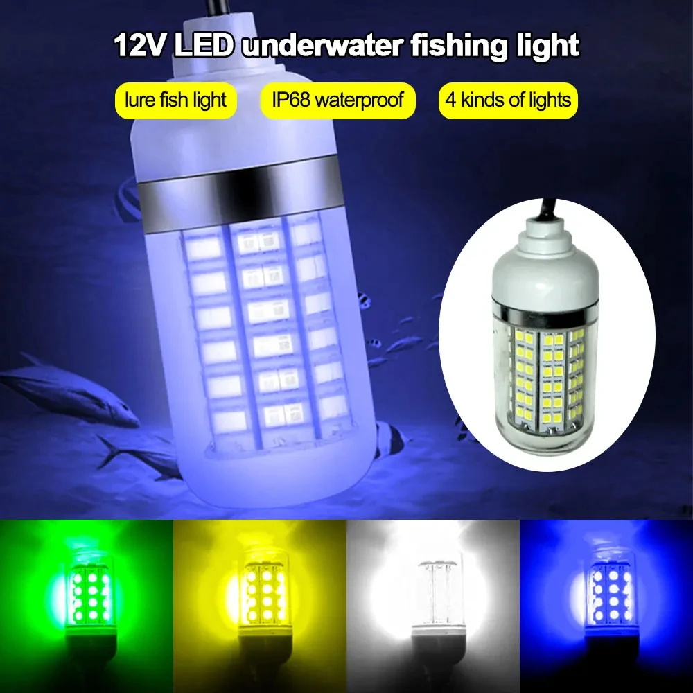 12V Underwater Lamp 15W 108 LE - Fishing Boat Navigation Light avaliação e preço