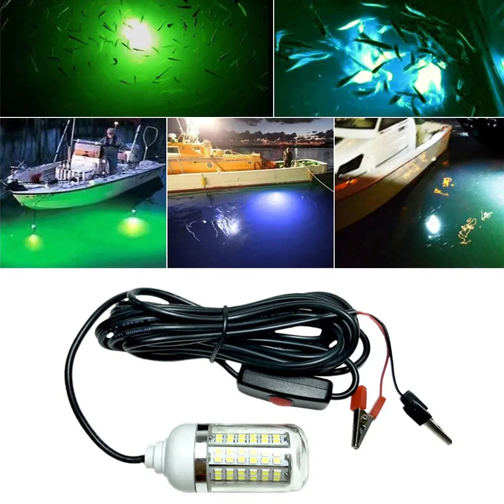 12V Underwater Lamp 15W 108 LE - Fishing Boat Navigation Light avaliação e preço