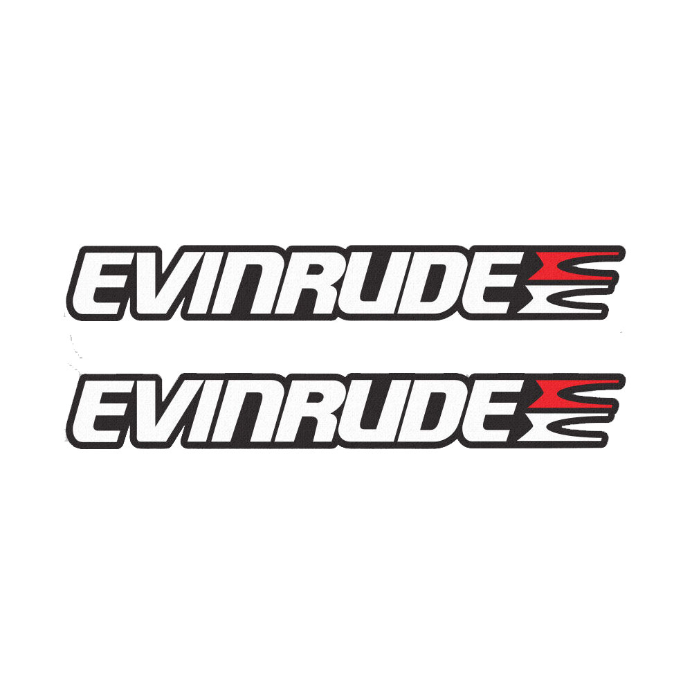 2pcs for Evinrude sticker deca - Fishing Boat Outboard Motor avaliação e preço