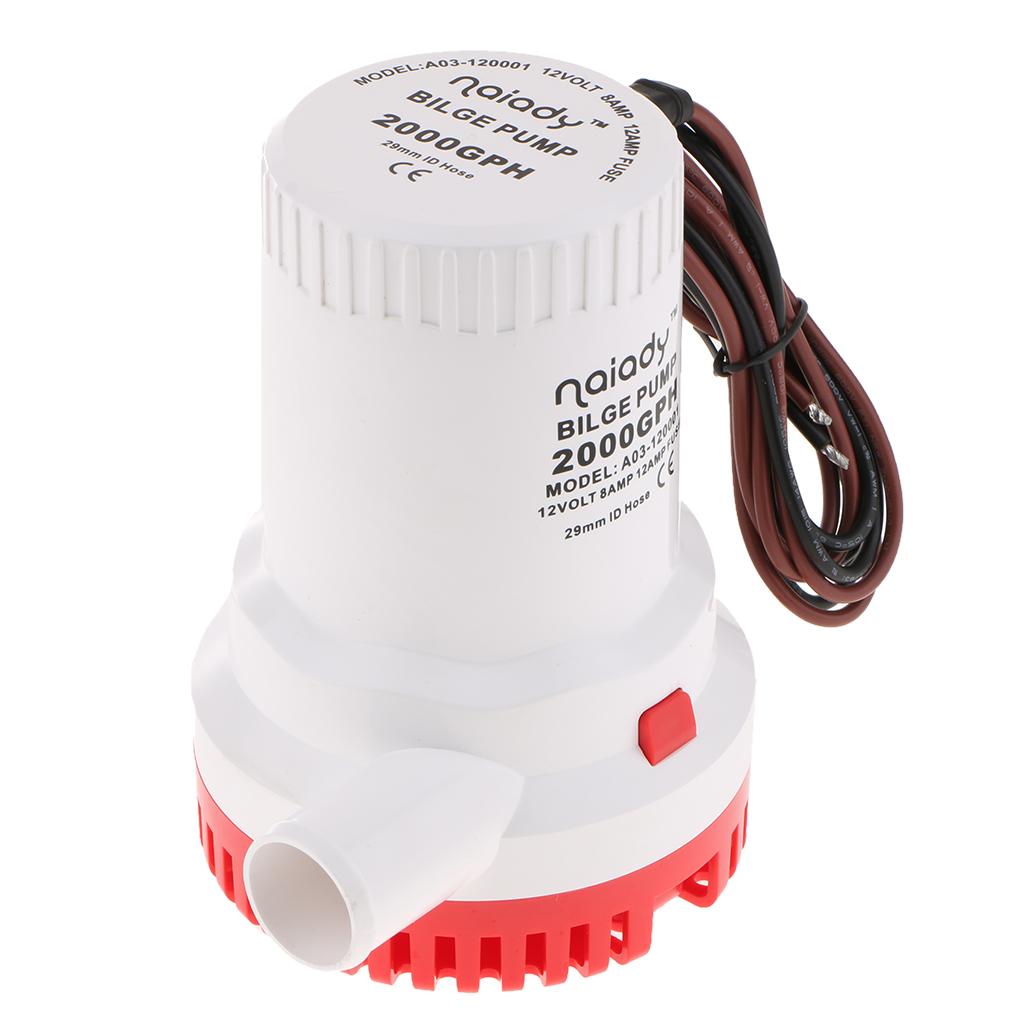 Electric Bilge Pump 2000GPH Su - Fishing Boat Bilge Pump avaliação e preço