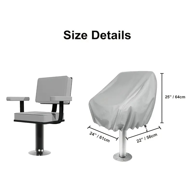 1Pcs Waterproof Boat Seat Cove - Fishing Boat Cover avaliação e preço