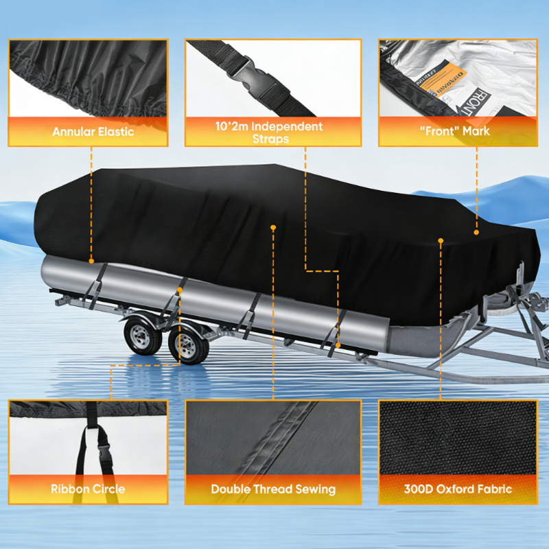Durable Boat Cover Windproof A - Fishing Boat Cover avaliação e preço