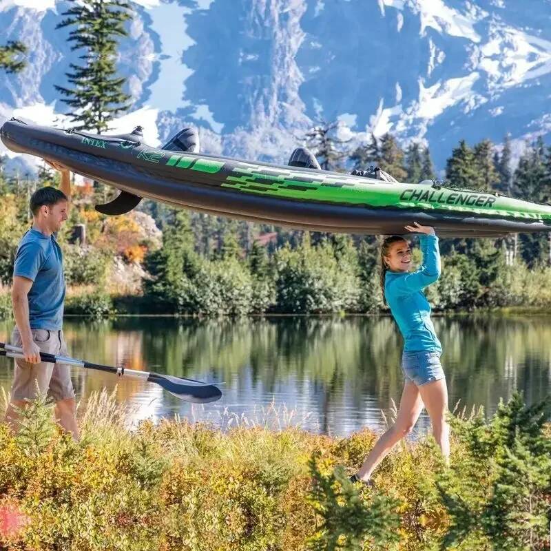 1/2 Person Kayaker Inflatable  - Fishing Boat Inflatable avaliação e preço