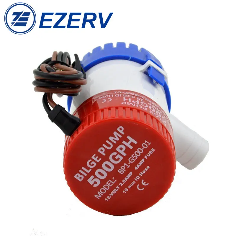 1pc 12V/24V 1100 GPH 750 GPH B - Fishing Boat Bilge Pump avaliação e preço