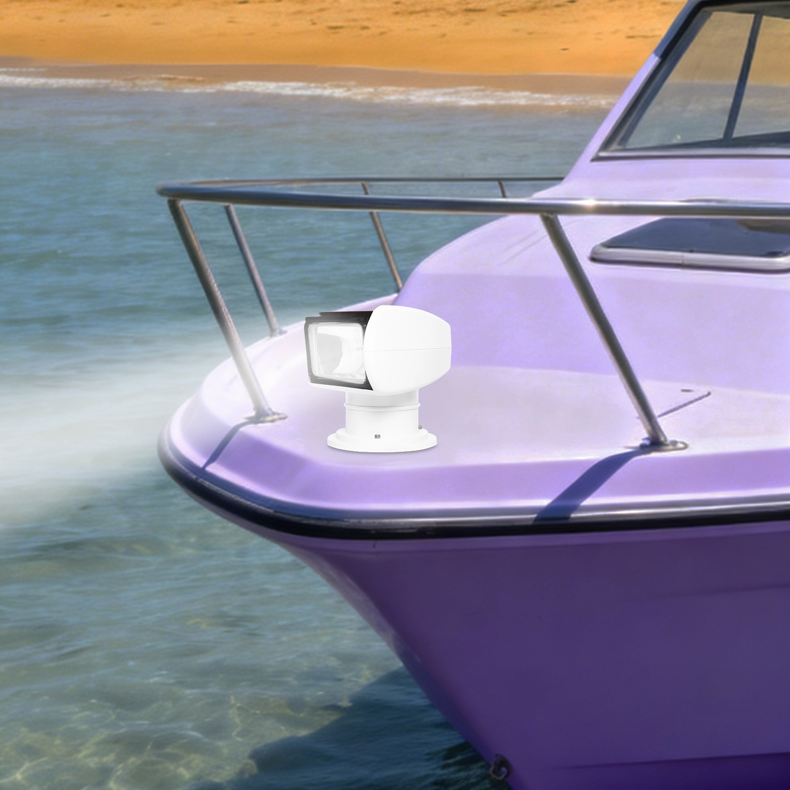 12V 100W Marine Spotlight Boat - Fishing Boat Navigation Light avaliação e preço