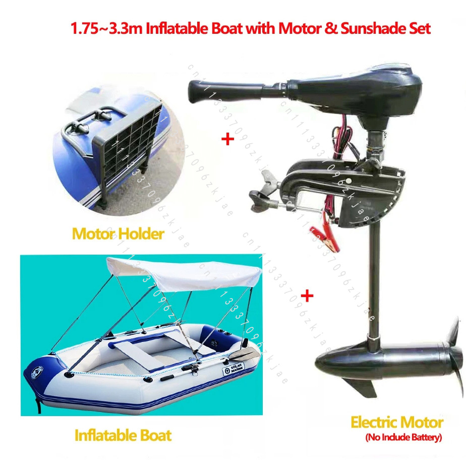 1.75~3.3m Inflatable Boat with - Fishing Boat Inflatable avaliação e preço