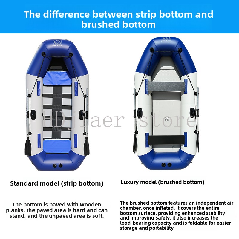 Inflatable Boat with Hard Bott - Fishing Boat Inflatable avaliação e preço